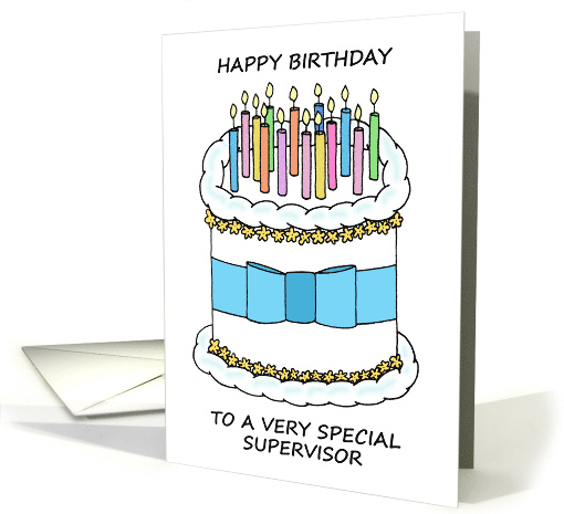 Happy Birthday to Supervisor card (1887234)