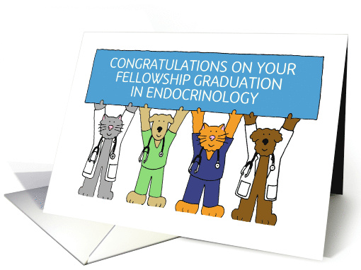 Congratulations Fellowship Graduation in Endocrinology card (1887476)
