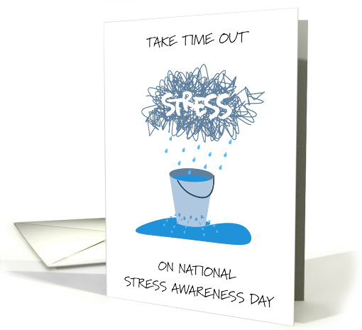 National Stress Awareness Day November card (1887822)