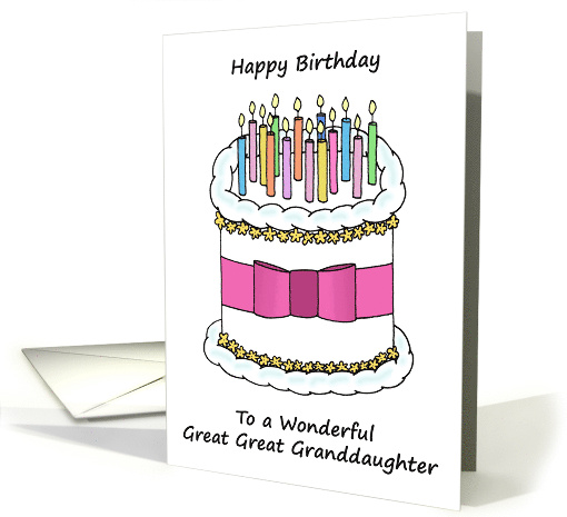 Happy Birthday to Great Great Granddaughter card (1889282)