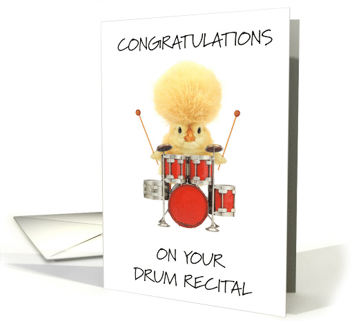 Congratulations on Drum Recital card (1890806)