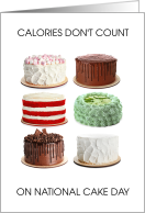 National Cake Day November 26th Gateaux Selection card