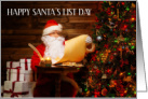 Santa’s List Day December 4th card