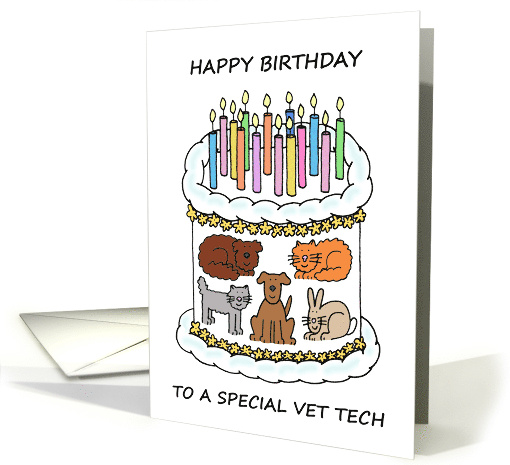 Happy Birthday to a Vet Tech card (1893346)