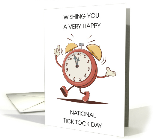 National Tick Tock Day December 29th card (1895466)