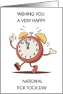 National Tick Tock Day December 29th card