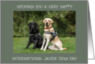 International Guide Dog Day April card