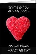 National Marzipan Day January 12th card