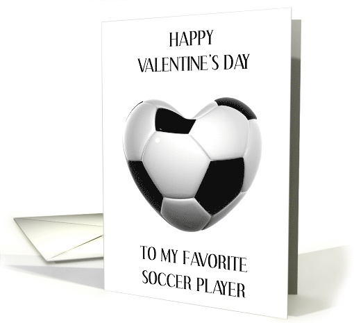 Valentine for Soccer Player card (1897342)