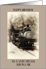 Happy Birthday Son in Law Steam Train card