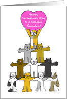 Valentine’s Day for Grandcat Fur Baby card