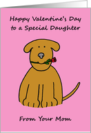 Valentine for Daughter from Mom card