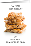 National Peanut Brittle Day January 26th card