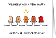National Sunscreen Day May 27th card