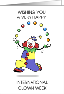 International Clown Week August card