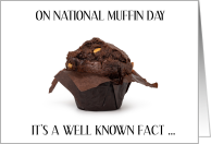 National Muffin Day February 20th card