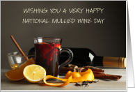 National Mulled Wine Day March 3rd card