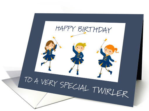 Happy Birthday to Baton Twirler card (1908256)