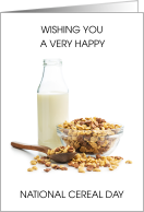 National Cereal Day March 7th card
