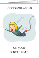 Congratulations on Your Bungee Jump card