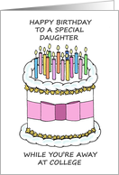 Happy Birthday to Daughter Away at College card