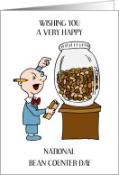 National Bean Counter Day April 16th card