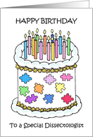 Happy Birthday to Jigsaw Lover card
