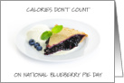 National Blueberry Pie Day April 28th card