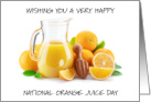 National Orange Juice Day May 4th card
