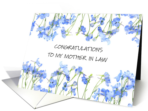 Congratulations to Mother in Law card (1924146)