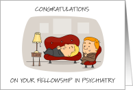 Congratulations on Fellowship in Psychiatry card