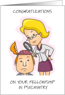 Congratulations on Fellowship in Psychiatry card