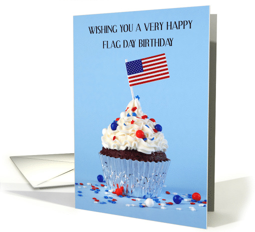 Happy Flag Day Birthday June 14th card (1929776)