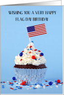 Happy Flag Day Birthday June 14th card