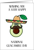 National Guacamole Day September 16th card