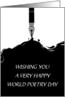 World Poetry Day March 21st card
