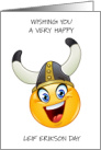 Leif Erikson Day card