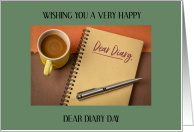 Dear Diary Day September 22nd card