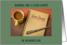 Dear Diary Day September 22nd card