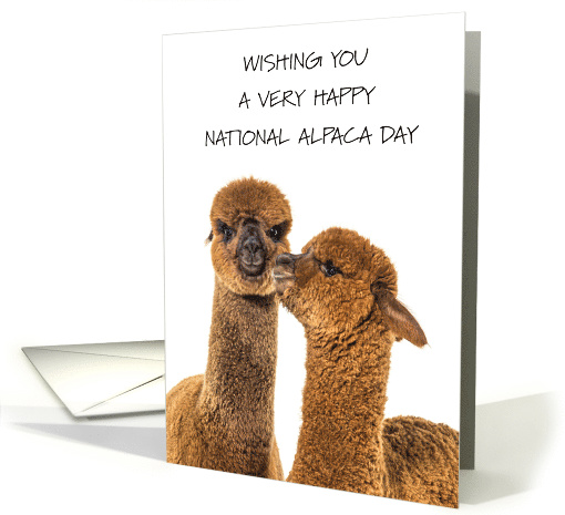National Alpaca Day September 26th card (1946584)