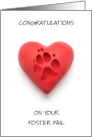 Foster Fail Congratulatons for Dog Adoption card