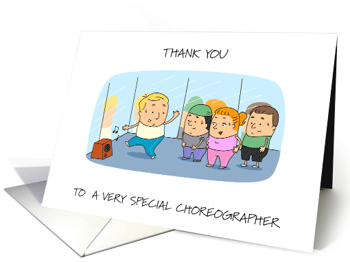 Thank You to Choreographer card (1947820)