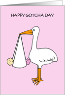 Happy Gotcha Day Baby Girl card