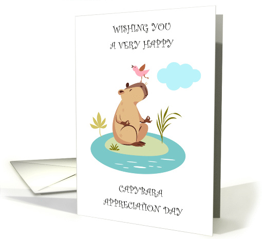 Capybara Appreciation Day July 10th card (1950000)