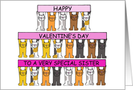 Happy Valentine&rsquo;s Day for Sister card