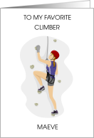 To My Favorite Climber
