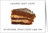 National Devil&rsquo;s Food Cake Day May 19th card