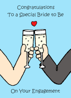 Congratulations Bride to Be on Engagement