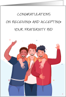 Congratulations on Fraternity Bid Success