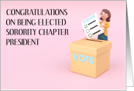 Congratulations on Becoming Sorority Chapter President